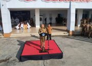 Wali Kota Kendari Perdana Pimpin Apel Gabungan Lingkup Pemkot Kendari, yang di Laksanakan di Lapangan Upacara Kantor Balai Kota Kendari