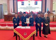 Rapat Paripurna Dewan Perwakilan Rakyat Daerah (DPRD) Koltim, dengan agenda Penyerahan dan Penjelasan Bupati Koltim atas Ranwal RPJMD Tahun 2025-2029
