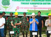 Semarak Hari Lingkungan Hidup Sedunia, Bupati dan Forkopimda Buton Tanam Mangrove dan Bersih-Bersih Pantai
