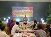 Hari Bhayangkara ke-79, Polda Sultra Apresiasi Kontribusi Insan Pers Lewat Coffee Morning
