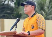 Polres Kolaka Timur gelar senam bersama dalam rangka Sambut Hari Bhayangkara ke-79,