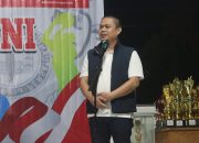 Bupati Kolaka Timur, H. Abd Azis SH MH, Hadir dan Menutup Pekan Olahraga  Seni (Porseni) dan PGRI.