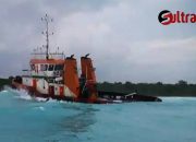 Tongkang TB. Iska 1165 Karam Diterjang Badai Di Perairan Butur, Satu ABK Tewas