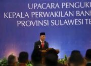 Gubernur Sultra Hadiri Pengukuhan Kepala BI Sultra, Dorong Sinergi Perkuat Ekonomi Daerah yang Inklusif Dan Berdaya Saing