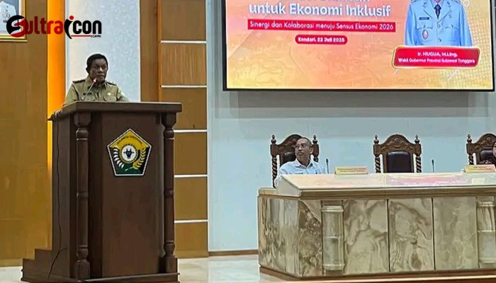 Wagub Sultra Resmi Buka Kegiatan Literasi Keuangan dan Edukasi Statistik Menuju Sensus Ekonomi 2026