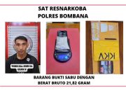 21,82 Gram Sabu Diamankan Satresnarkoba Polres Bombana, Diduga Akan Diedarkan Lewat Sistem Tempel