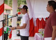 Bupati, Wabup, dan Ketua DPRD Konawe Utara Semarakkan HUT ke-80 RI Bersama Masyarakat Wawolesea