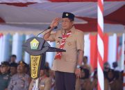 Upacara Hari Pramuka ke-64 di Sultra, Ir. Hugua Tekankan Peran Pramuka Bangun Ketahana Bangsa