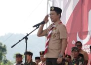 Bupati Konawe Utara Gelar Kemah Bakti Eksekutif 2025 Peringati Hari Pramuka ke-64 Dan HUT RI Ke-80
