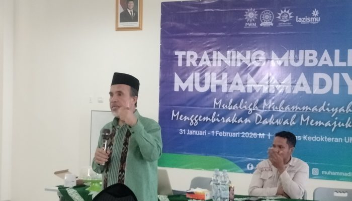 PW Muhammadiyah Sultra Gelar Training Mubaligh, Dr.Alifuddin: Jadilah Muballigh yang Jadikan IsIam Sebagai Solusi Bukan Hanya Wacana Normatif
