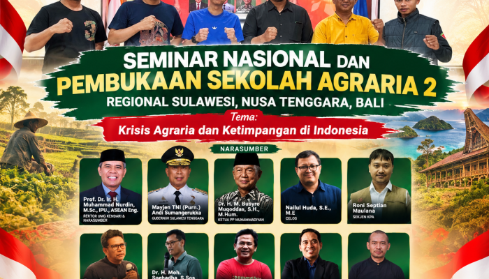 LHKP PP Muhammadiyah Bawa Agenda Reforma Agraria ke Sultra, Seminar Nasional Digelar di Kendari